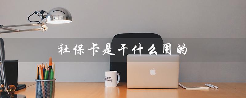 社保卡是干什么用的（大学生社保卡有何用途）