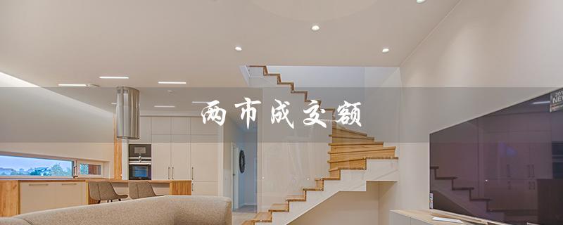 两市成交额（两市成交额如何判断）