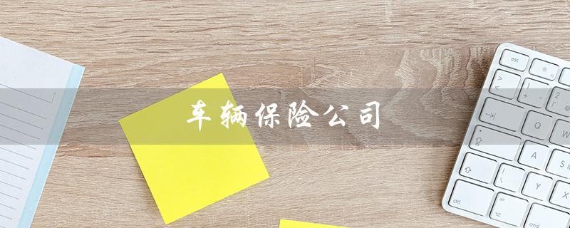 车辆保险公司（车险公司如何查）