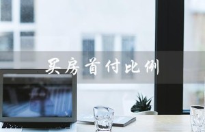 买房首付比例（买房首付比例可选吗）