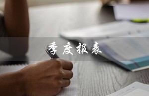 季度报表（季度报表何时报出）