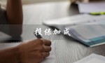 投保加成（投保加成是什么）