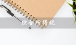 综合所得税（综合所得税退税申报流程是什么）